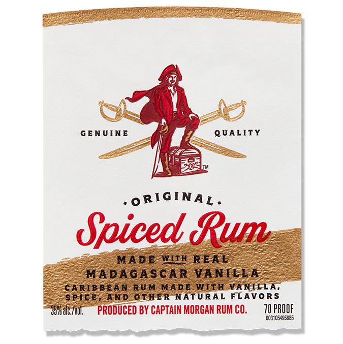Captain Morgan Custom Label